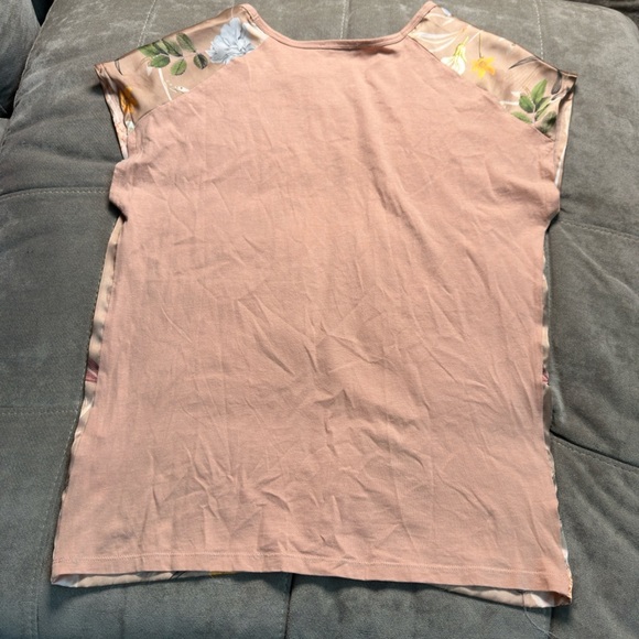 Zara Floral Blouse in Beige and Yellow - Picture 7 of 7